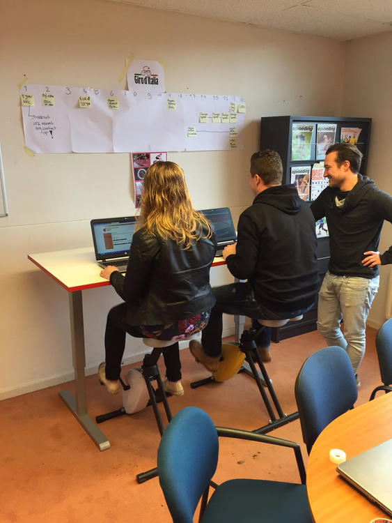 Deskbike in der Klasse