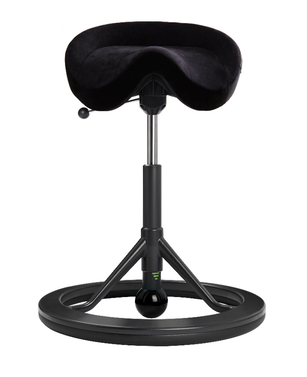 Sattelhocker Back App 2.0| worktrainer.de| R&uuml;ckenmuskeln |aktives Arbeiten| Gesund am Arbeitsplatz| balancieren| Bewegun