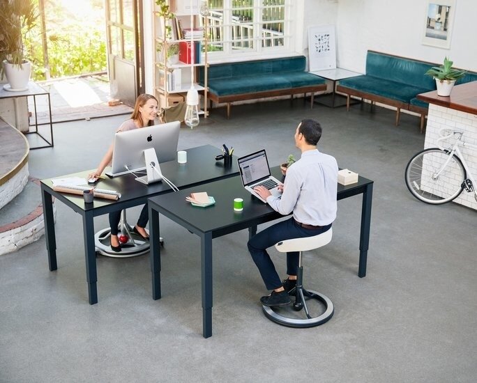 Sattelhocker Back App 2.0| worktrainer.de| R&uuml;ckenmuskeln |aktives Arbeiten| Gesund am Arbeitsplatz| balancieren| 