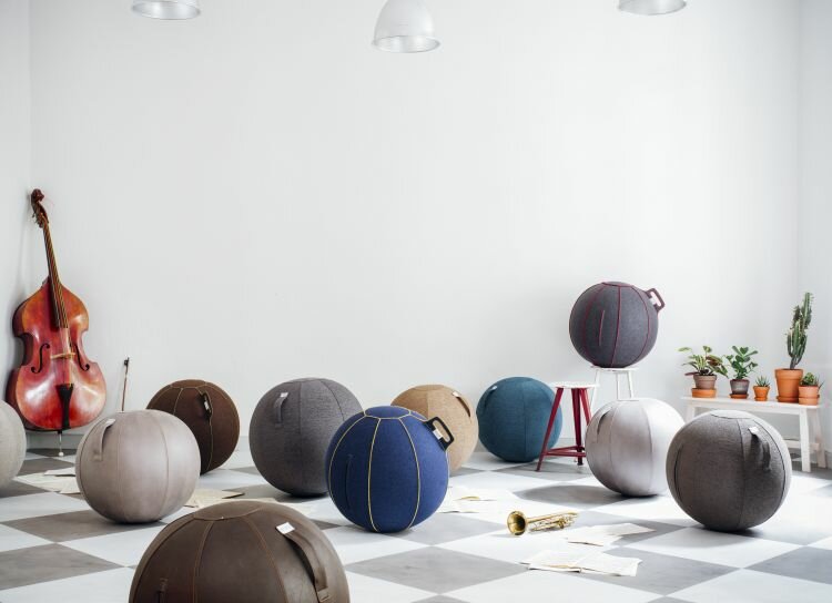 Sitzball - VLUV STOV| | Gesund und aktiv arbeiten| worktrainer.de | K&ouml;rperhaltung | Bewegung |Konzentration| Leistung