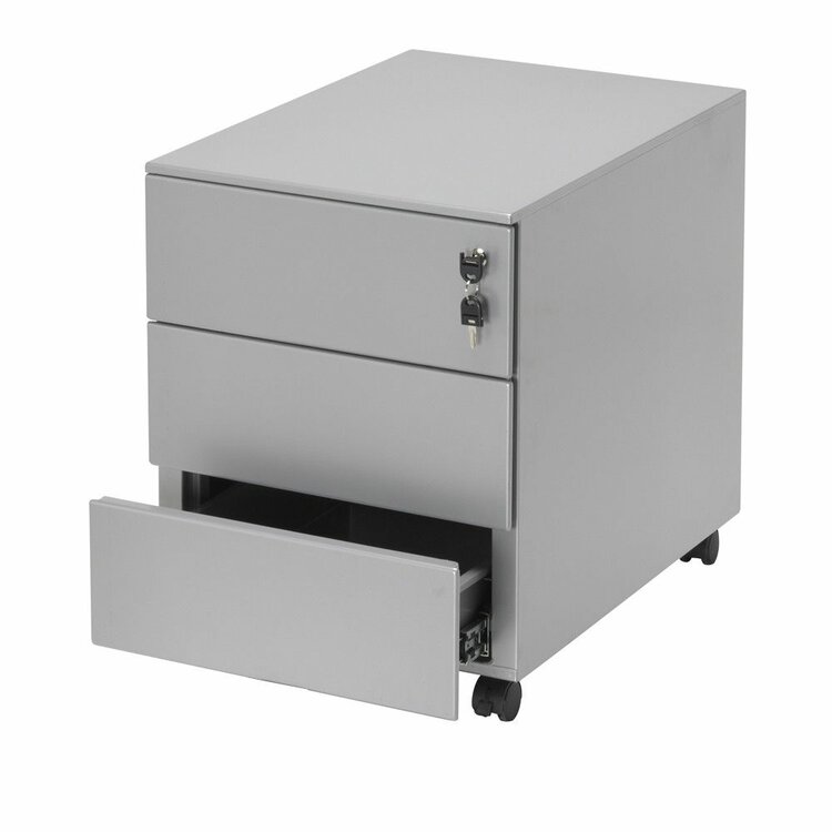 14N-serie hellgrau Rollw&uuml;rfel bei Schreibtische | Worktrainer.de