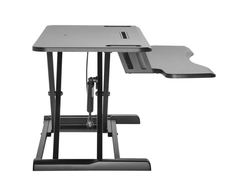 Updesk Cross Gasfeder erh&ouml;hung | Bei der Arbeit fit bleiben | Worktrainer.de