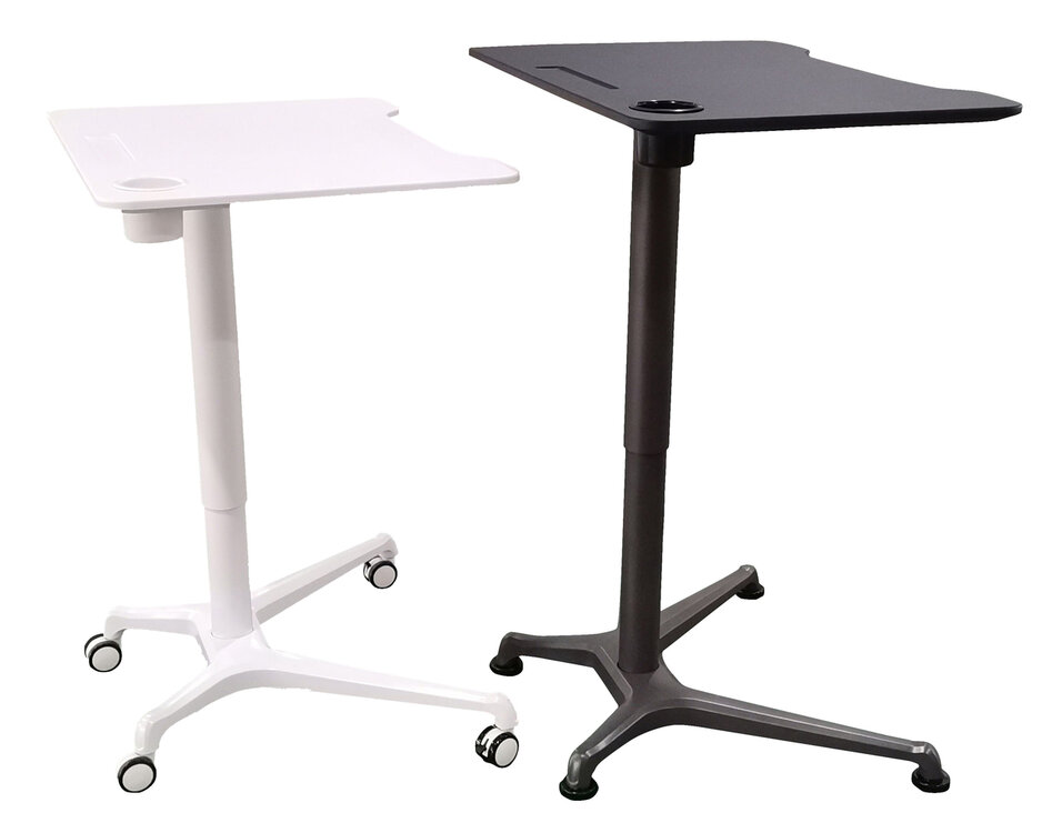 Single Leg Desk H&ouml;henverstellbarer Schreibtisch | Ergonomisch arbeiten | Worktrainer.de