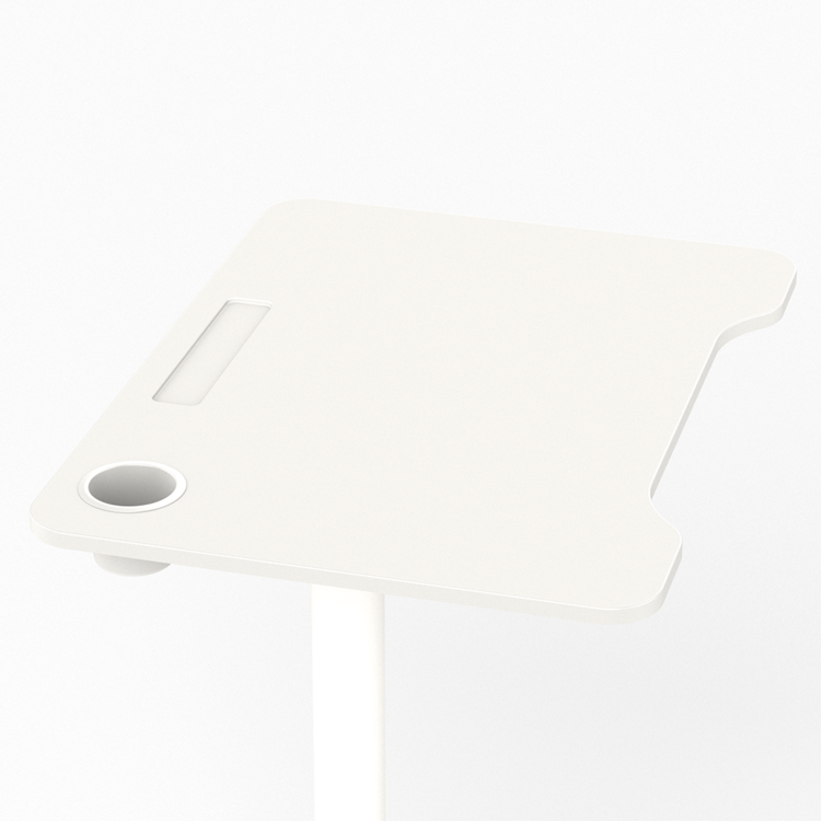 Single Leg Desk H&ouml;henverstellbarer Schreibtisch | Ergonomisch arbeiten | Worktrainer.de