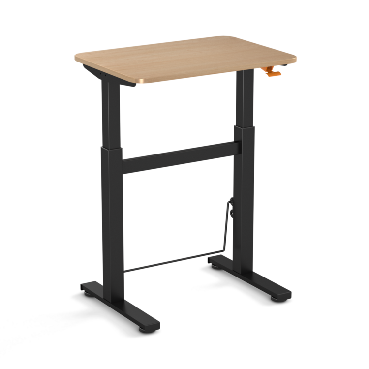 BouncyDesk Wildbirne H&ouml;henverstellbarer Schreibtisch | Bei der Arbeit fit bleiben | Worktrainer.de