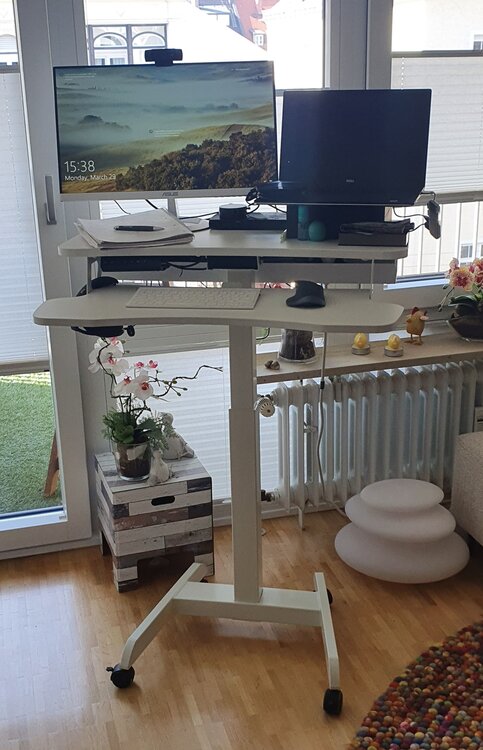 Updesk High H&ouml;henverstellbarer Schreibtisch | Worktrainer.de