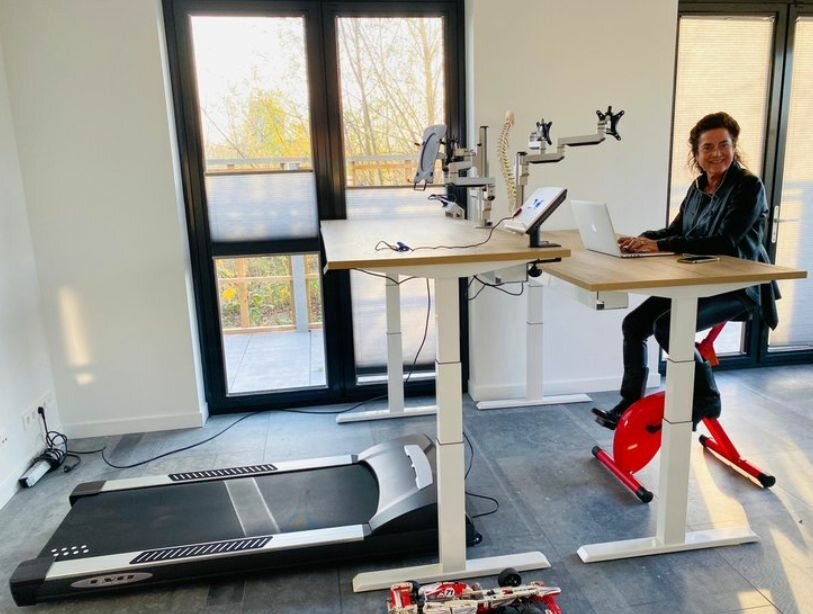 H&ouml;henverstellbarer Schreibtisch SteelForce 670 | Sitzen und stehen Sie gesund auf unserem ergnonomischen Schreibtisch| e