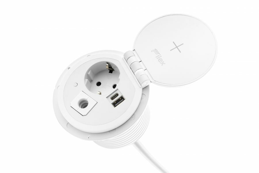 Filex | QI Power-Spot&reg; | Einbausteckdose