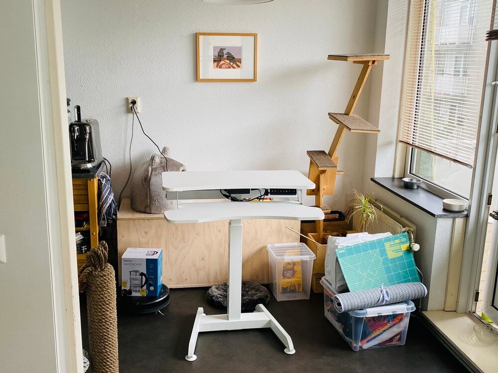 Updesk High H&ouml;henverstellbarer Schreibtisch | Worktrainer.de