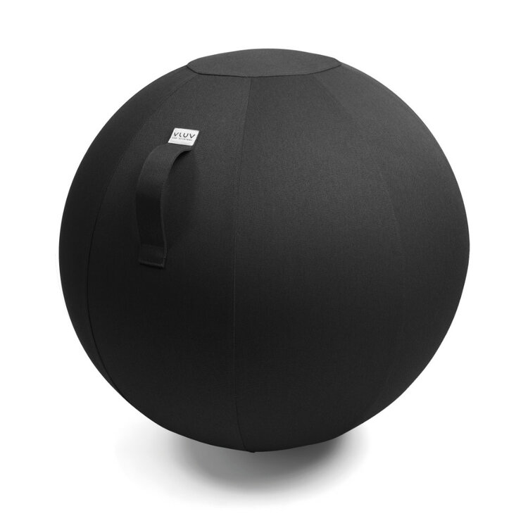Sitzball Vluv Leiv Black  Fit mit unseren ergonomische Sitzb&auml;lle am Arbeitsplatz | Worktrainer.de 