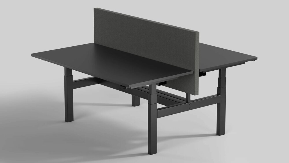 Linak Duo Bench | Doppelter H&ouml;henverstellbarer Schreibtisch 