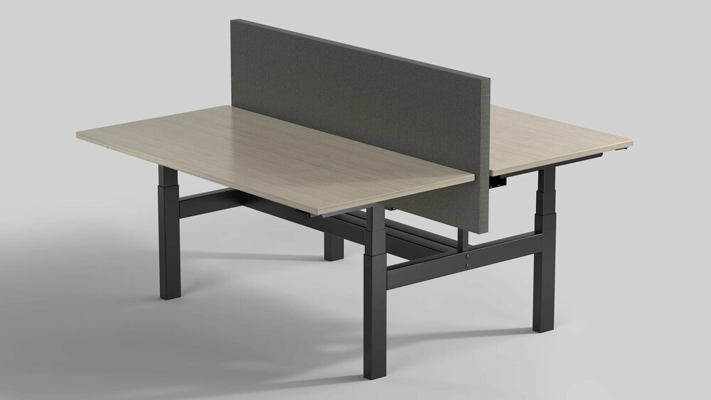 Linak Duo Bench | Doppelter H&ouml;henverstellbarer Schreibtisch 