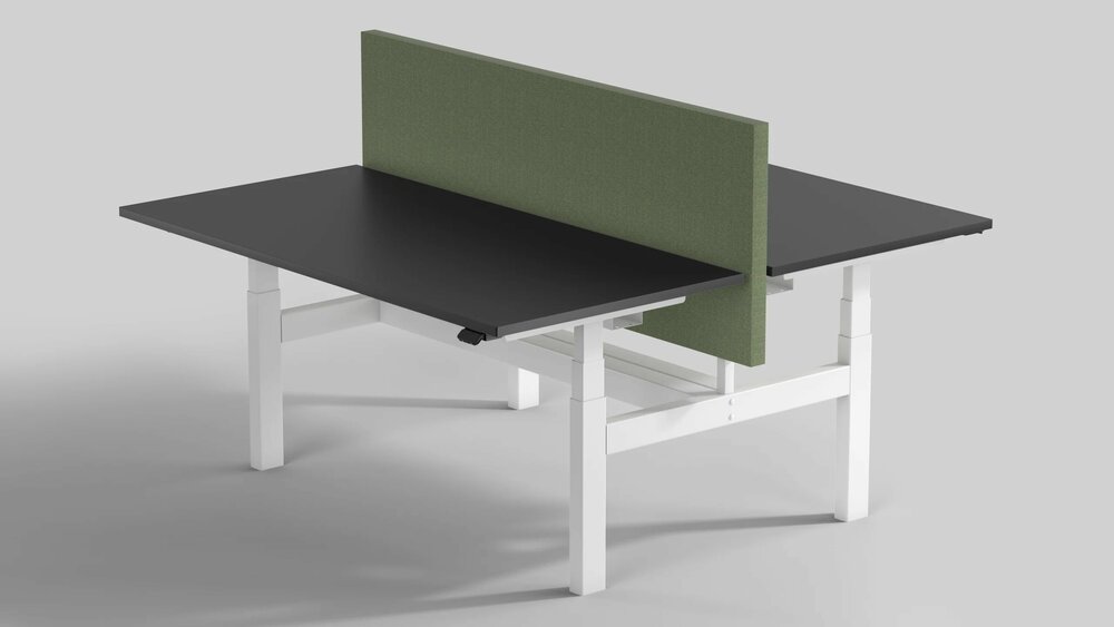 Linak Duo Bench | Doppelter H&ouml;henverstellbarer Schreibtisch 