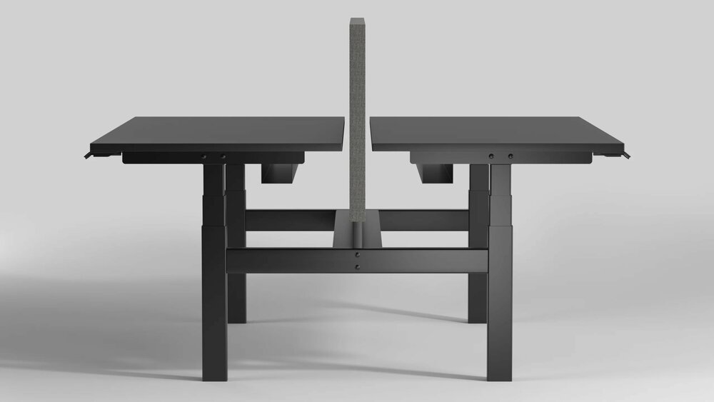 Linak Duo Bench | Doppelter H&ouml;henverstellbarer Schreibtisch 