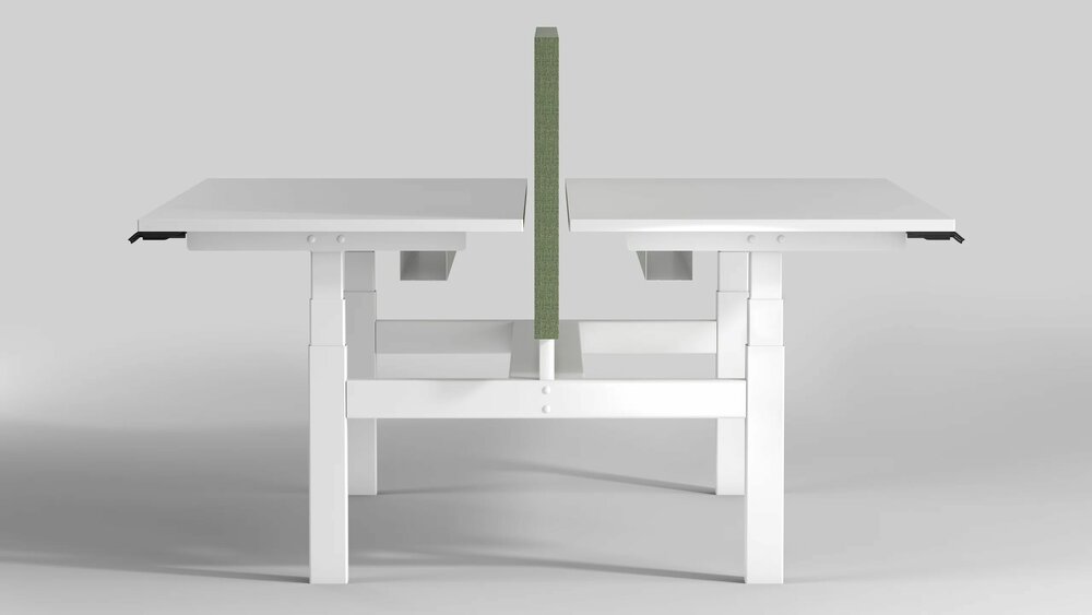 Linak Duo Bench | Doppelter H&ouml;henverstellbarer Schreibtisch 