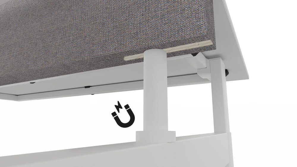 Nyink | Sch&uuml;tzwande Doppel-Sitz-Schreibtisch | Worktrainer