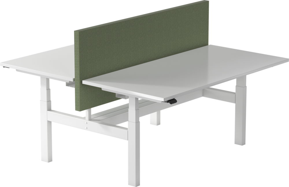 Linak Duo Bench | Doppelter H&ouml;henverstellbarer Schreibtisch 