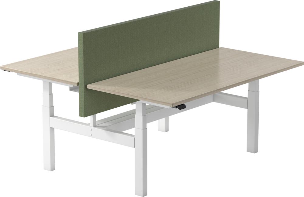 Linak Duo Bench | Doppelter H&ouml;henverstellbarer Schreibtisch 