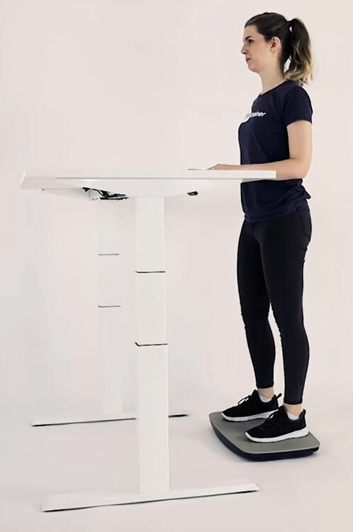 Steppie, das Balanceboard| worktrainer.de | Gesund am Arbeitsplatz| Gleichgewicht| Gesunde K&ouml;rperhaltung am Arbeitsp