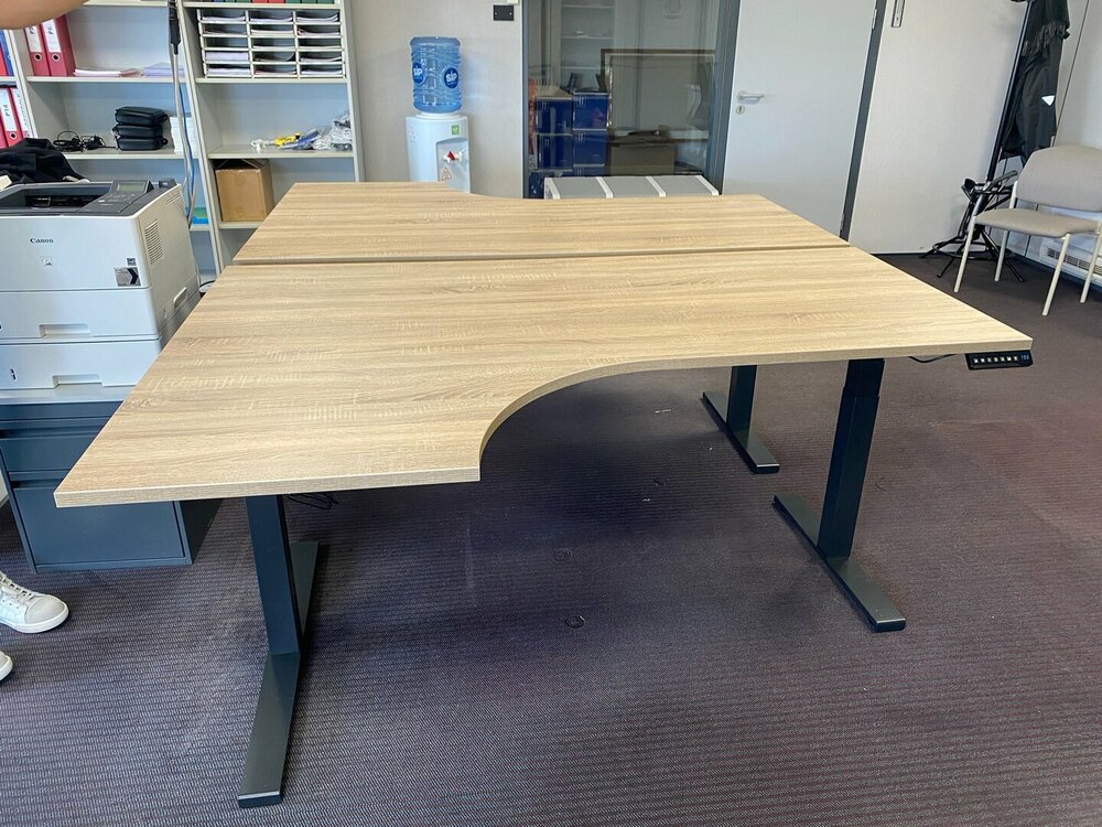 Lumi Sitz-Steh-Eckschreibtisch | Worktrainer