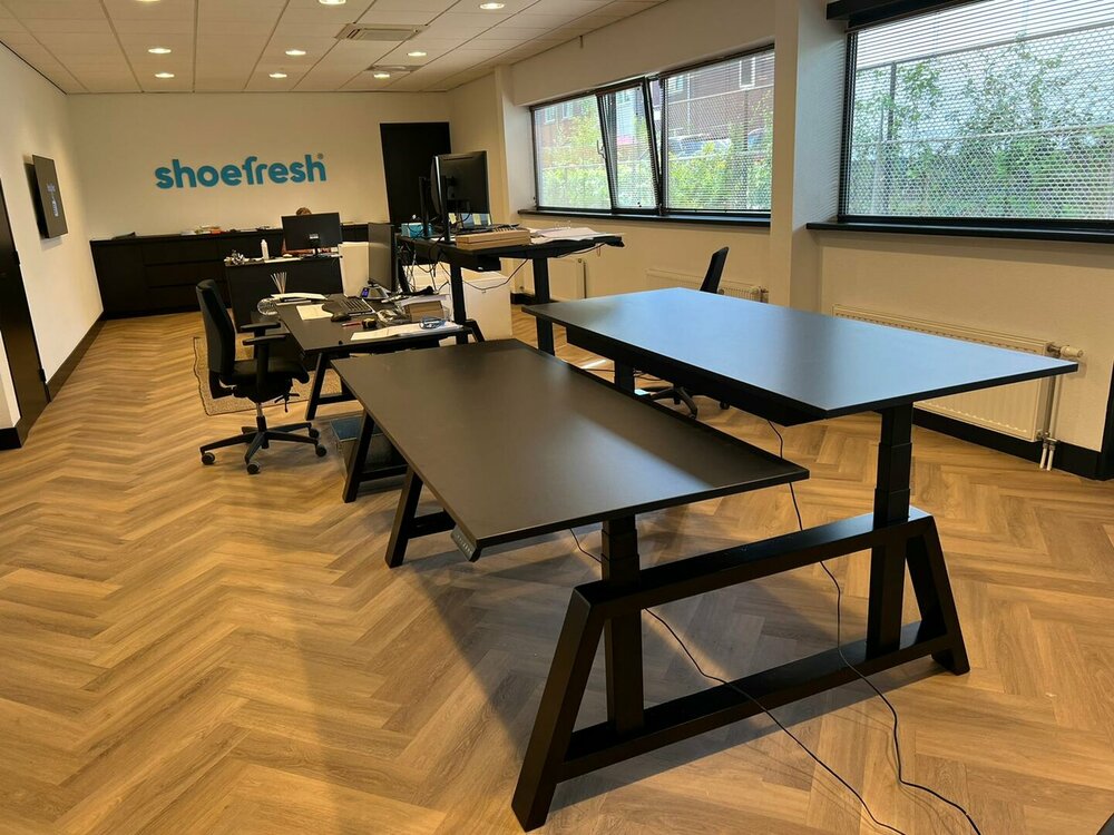 Workbench Oak Desk Elektrisch h&ouml;henverstellbarer Schreibtisch | Stehen Sie gesund 