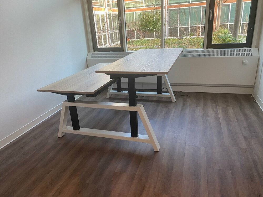 Workbench Oak Desk Elektrisch h&ouml;henverstellbarer Schreibtisch | Stehen Sie gesund 