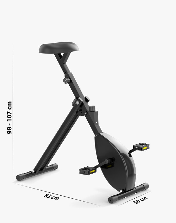 Abmessungen Deskbike large/gro&szlig; | Radeln Sie Sich fit mit unseren ergonomische Deskbike | Worktrainer.de