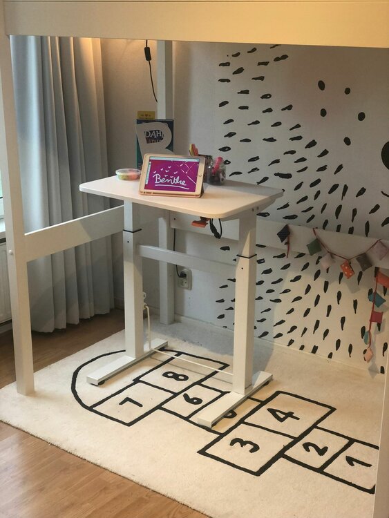 BouncyDesk H&ouml;henverstellbarer Schreibtisch | Bei der Arbeit fit bleiben | Worktrainer.de