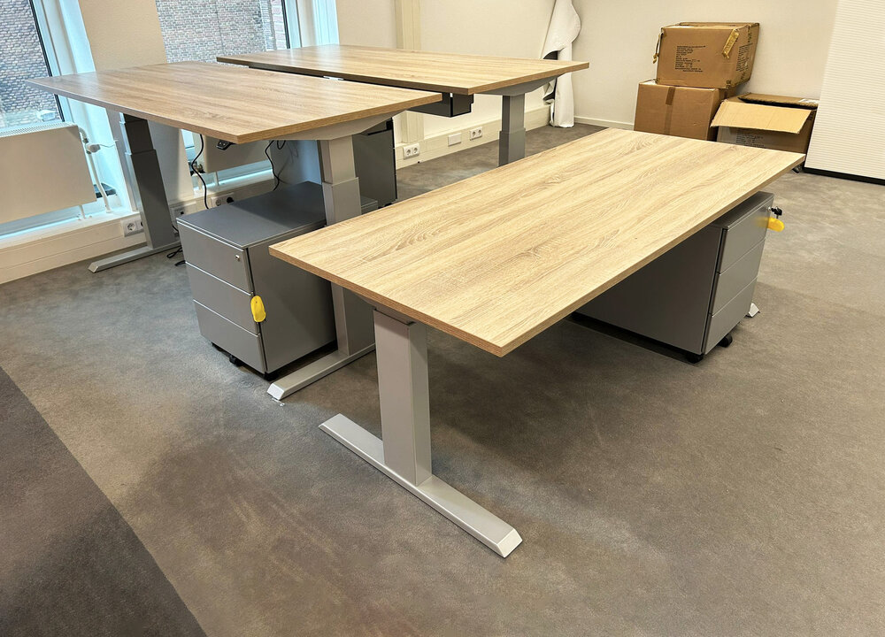 14N-serie hellgrau Rollw&uuml;rfel bei Schreibtische | Worktrainer.de