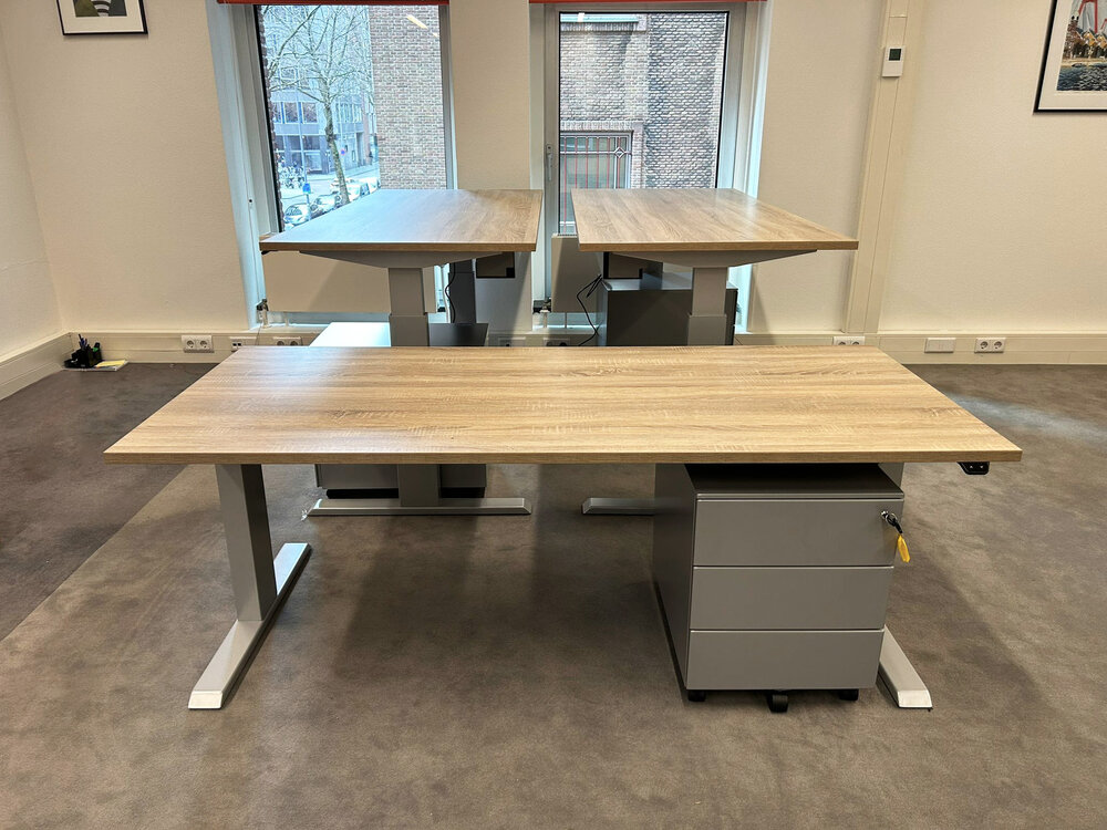 14N-serie hellgrau Rollw&uuml;rfel bei Schreibtische | Worktrainer.de