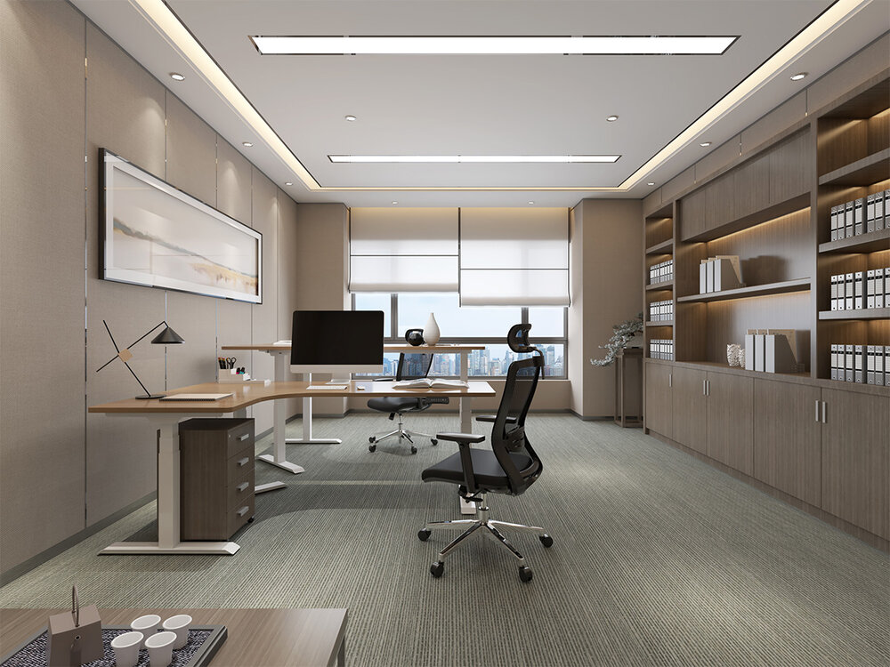 Updesk Eck | H&ouml;henverstellbarer Eckschreibtisch