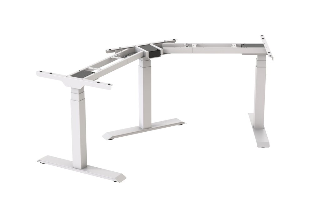 120 Updesk Eck | H&ouml;henverstellbarer Eckschreibtisch