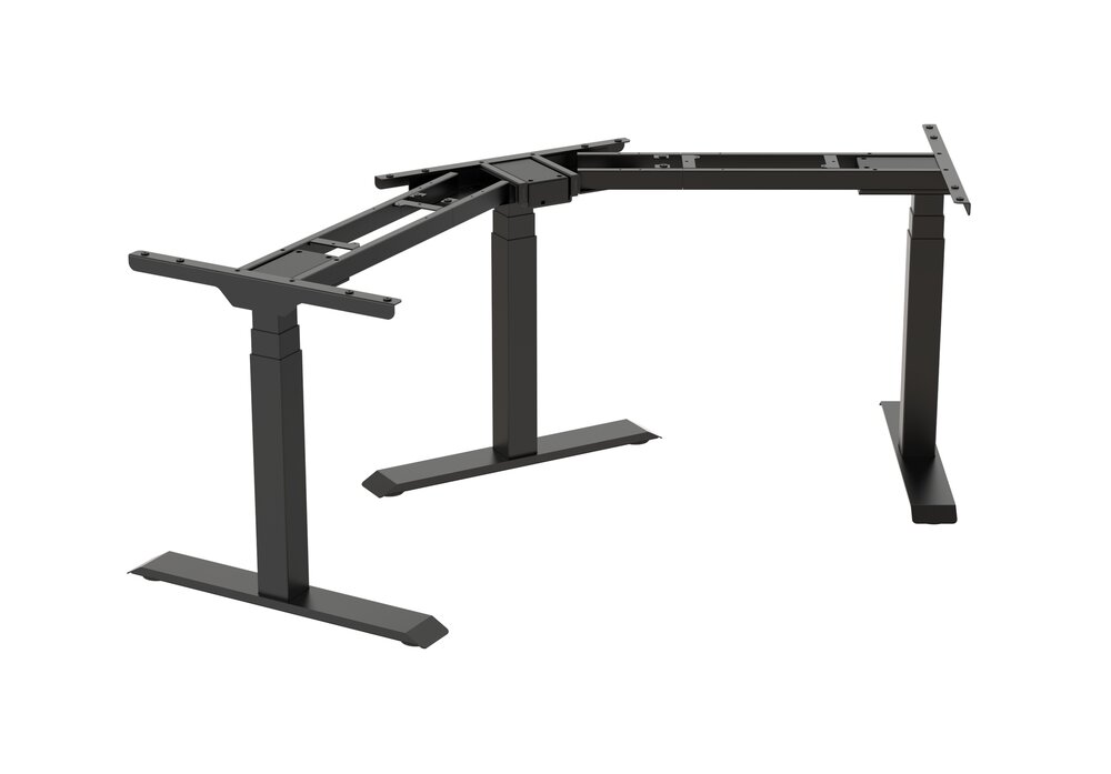 120 Updesk Eck | H&ouml;henverstellbarer Eckschreibtisch