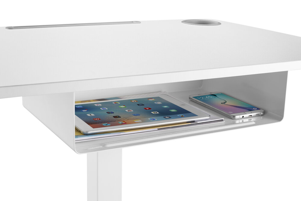 StudyFit | Kleiner Gasfeder H&ouml;henverstellbarer Schreibtisch