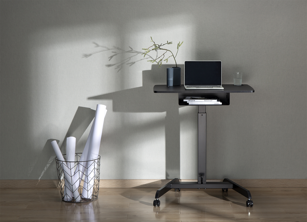 StudyFit | Kleiner Gasfeder H&ouml;henverstellbarer Schreibtisch