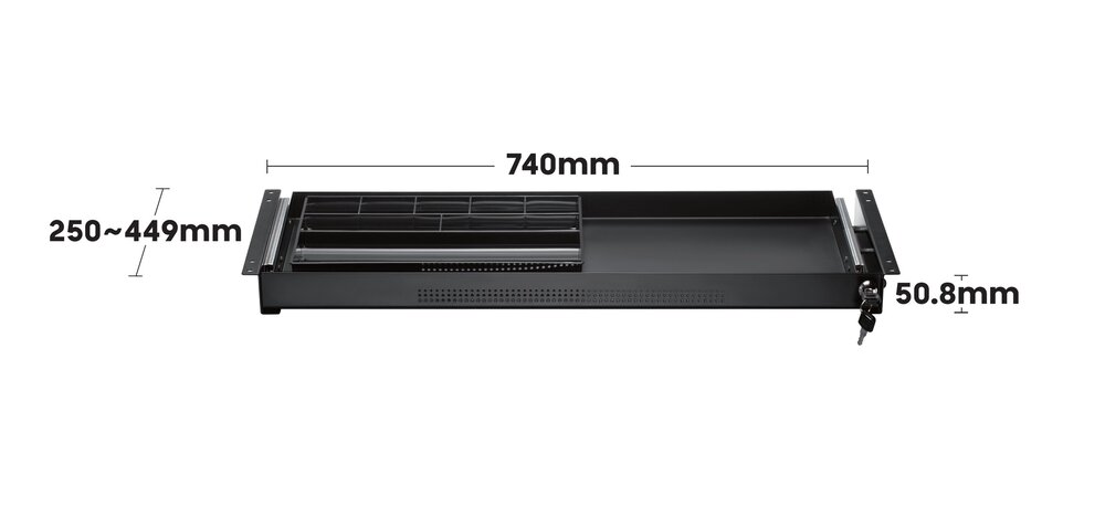 Under Desk Drawer | Stiftablage 74 x 25 cm