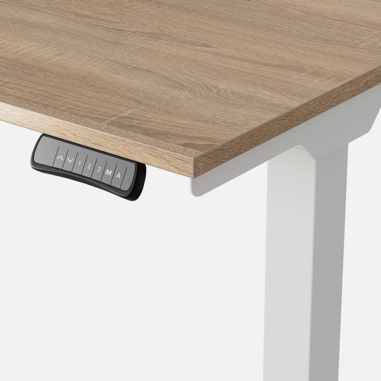 BasicDesk Duo | H&ouml;henverstellbarer Doppelschreibtisch