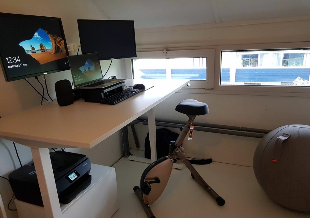 Schreibtischfahrrad - Deskbike| worktainer.de