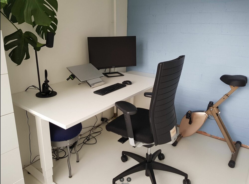 Schreibtischfahrrad - Deskbike| worktainer.de