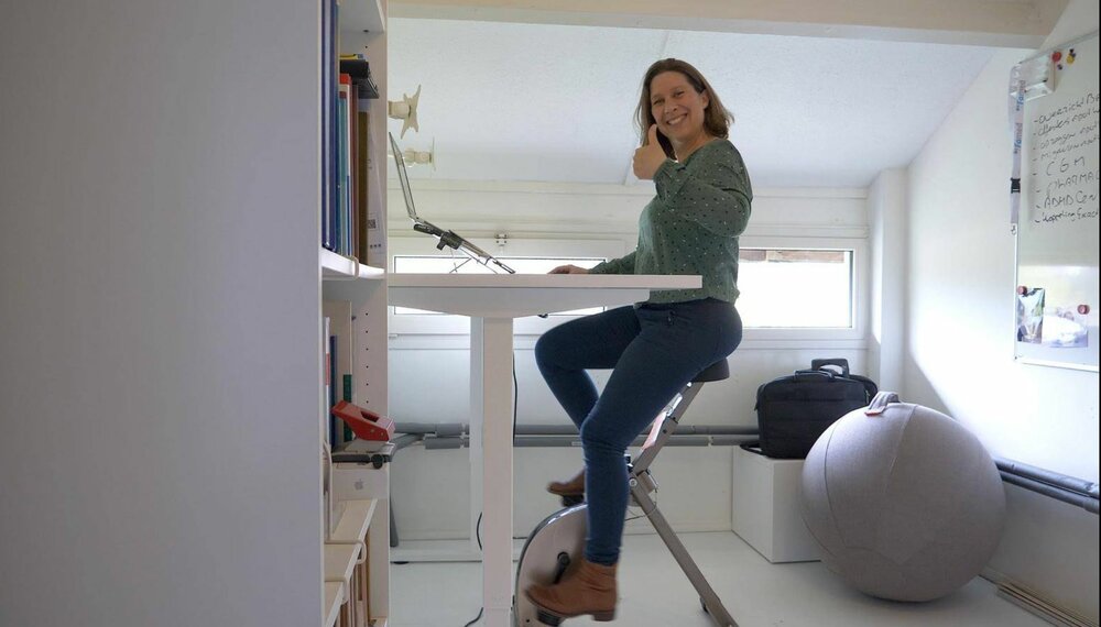 Schreibtischfahrrad - Deskbike| worktainer.de