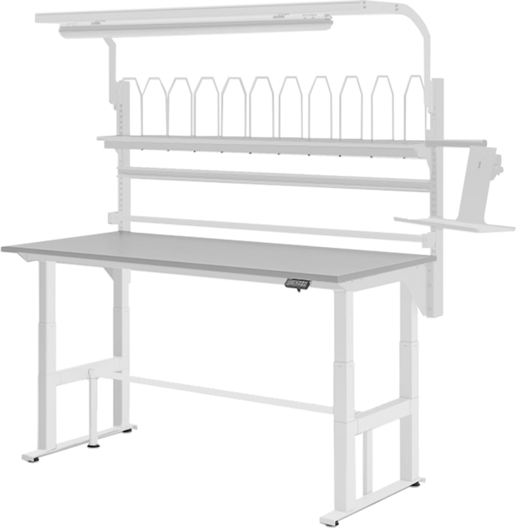 WorkBuddy | Elektrisch h&ouml;henverstellbarer Arbeitstisch