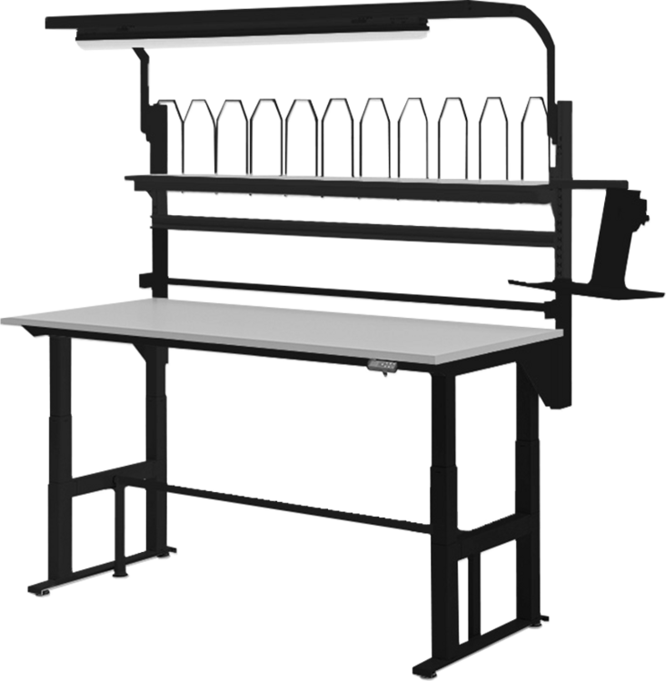 WorkBuddy | Elektrisch h&ouml;henverstellbarer Arbeitstisch