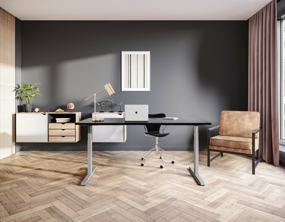 SteelForce 1050 | H&ouml;henverstellbarer Schreibtisch | Worktrainer