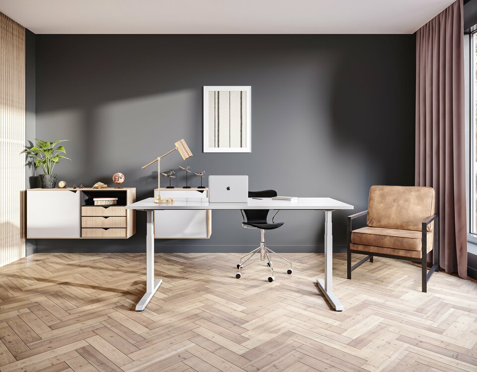 SteelForce 1050 | H&ouml;henverstellbarer Schreibtisch | Worktrainer