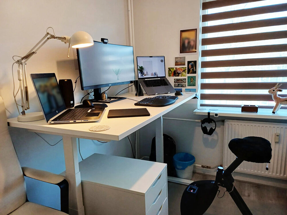 Schreibtischfahrrad - Deskbike| worktainer.de