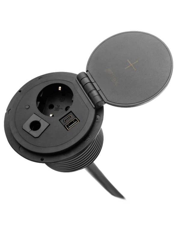Filex | QI Power-Spot&reg; | Einbausteckdose