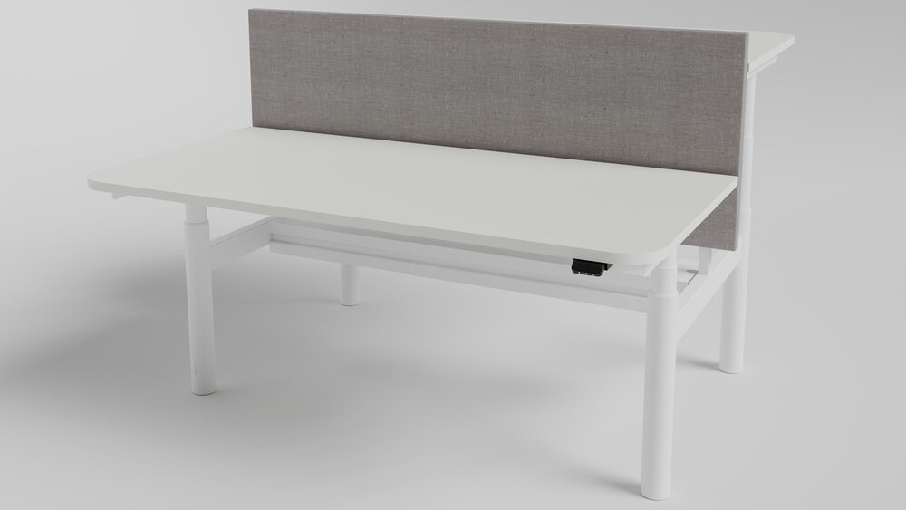 Linak Duo Bench | Doppelter H&ouml;henverstellbarer Schreibtisch 