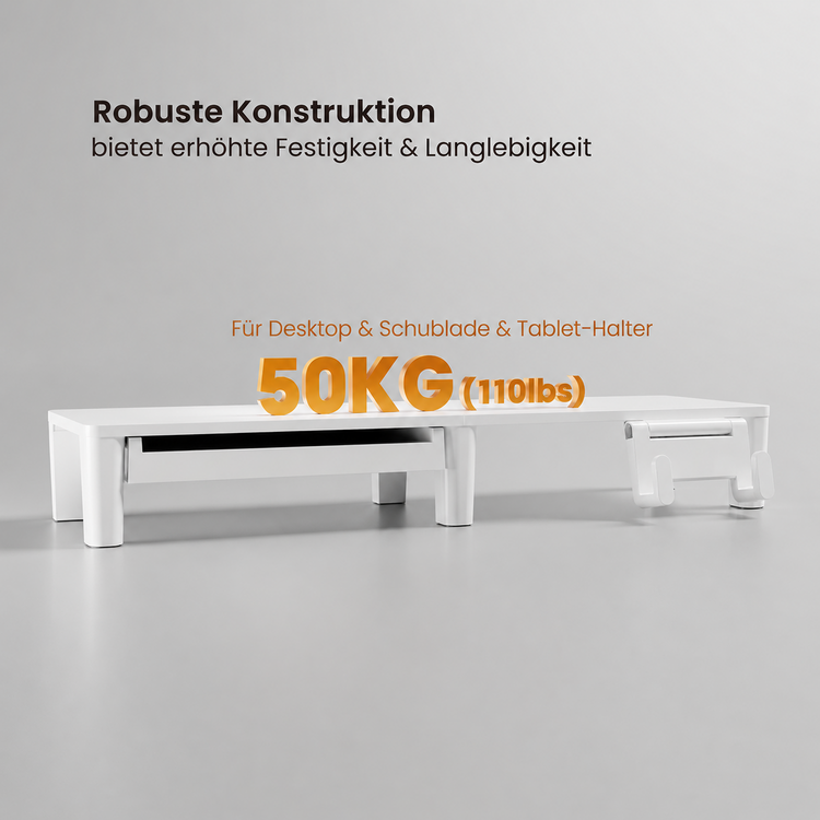 Worktrainer | DeskBoard Plus | Monitorerh&ouml;hung