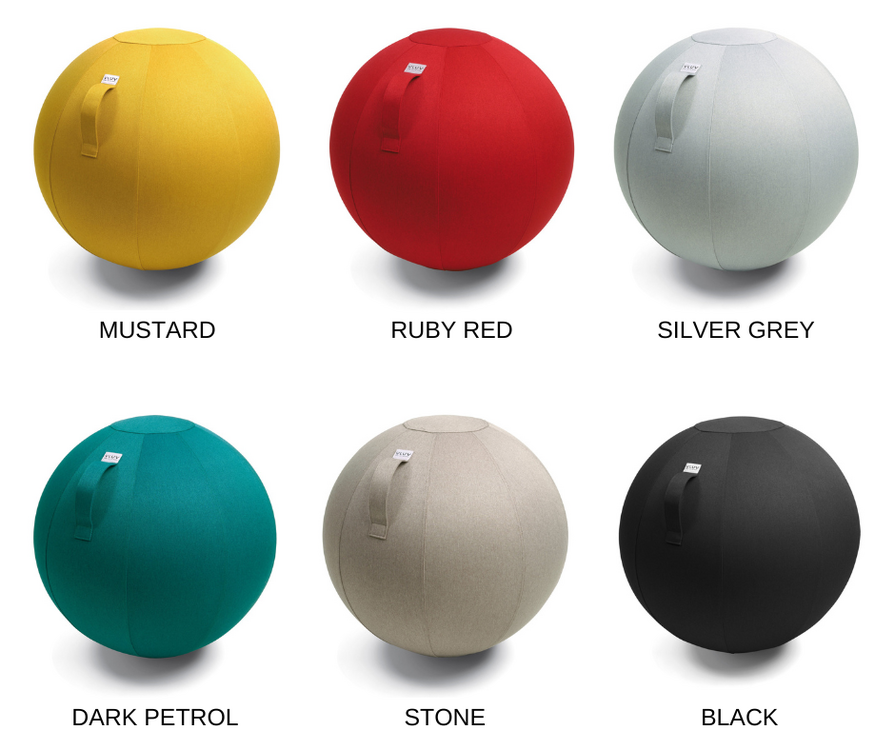 Sitzball Farben Vluv Leiv  Fit mit unseren ergonomische Sitzb&auml;lle am Arbeitsplatz | Worktrainer.de