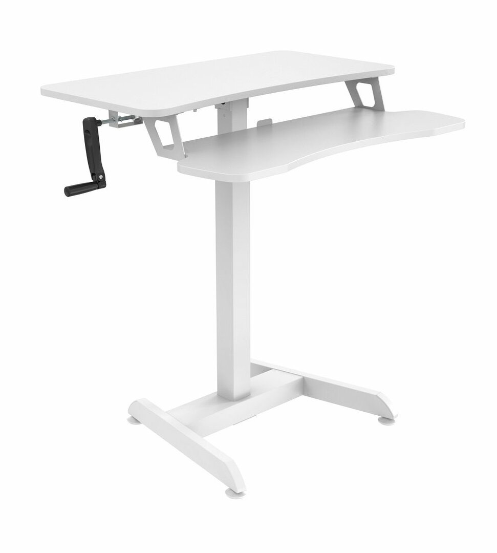 Updesk High Handkurbel | Schreibtischerhöhung | Sitz-Steh-Schreibtisch -  Onlineshop für Aktivmöbel